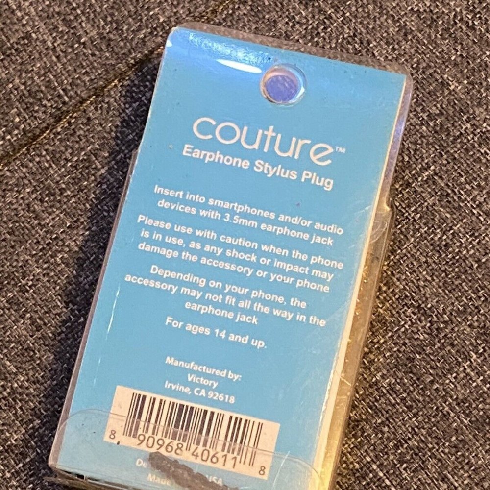 Couture Earphone Stylus Plug - Picture 3 of 5